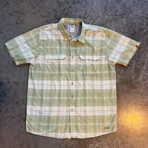 The North Face VaporWick Plaid Hiking Shirt Green XL Gorpcore